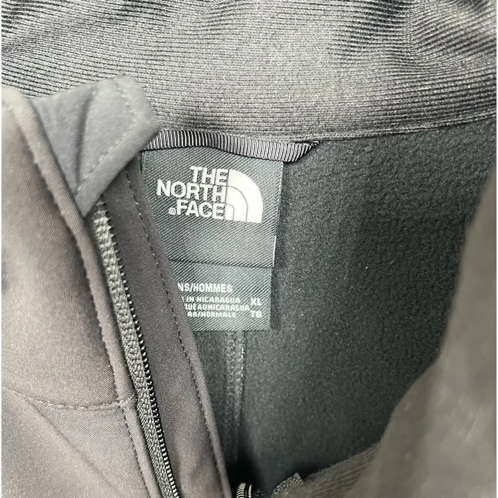 Mens XL The North Face Windwall Jacket  Full Zip Black Mens Size Extra-Large